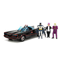 Batman Classic TV Series Batman, Robin, Penguin, Joker & Batmobile