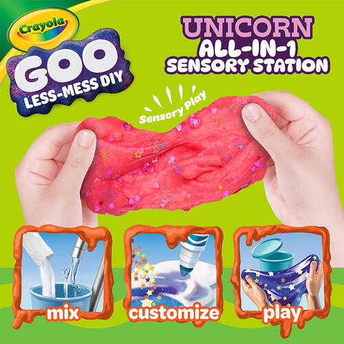 Crayola Goo Unicorn All-In-1 Sensory Station