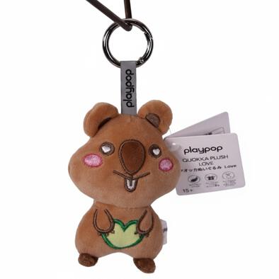 playpop Quokka Plush Keychain - Love