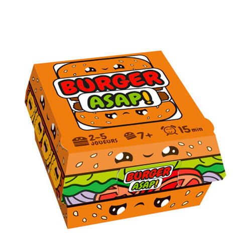 Burger ASAP - Gioco Da Tavolo Veloce - Adatto A Feste E Serate Tra Amici