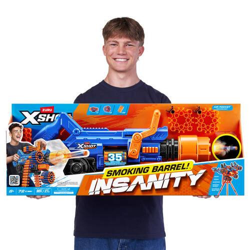 X-Shot Insanity Series 1 Smoking Barrel (72Darts)