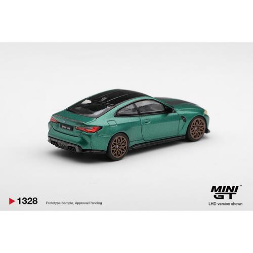 (Pre-order) Mini Gt Bmw M4 Cs Frozen Isle Of Man Green Metallic / Blister Packaging (Expected October 2026)