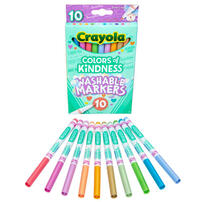 Crayola Colors Of Kindness 10Ct Washable Marker