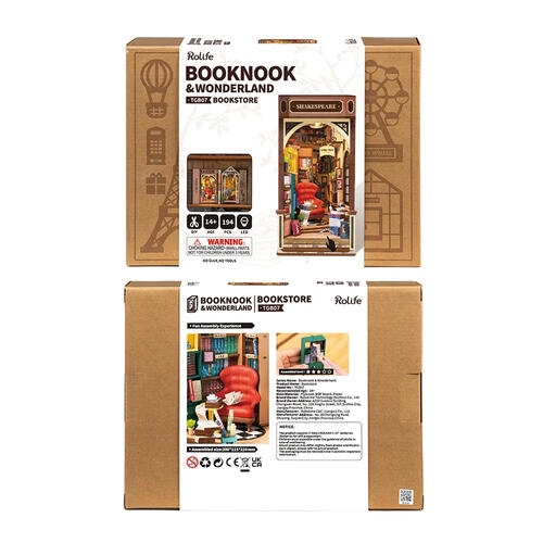 Rolife Book Nook Shelf Insert - Bookstore
