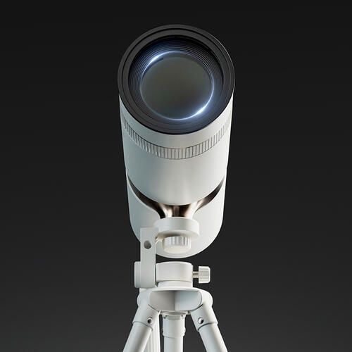 Science Can Telescope Horizon Star