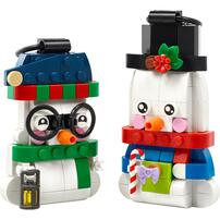(Pre-order) Lego Snowman Ornaments Christmas Decor Holiday Decorations 40812 (Expected September 2026)