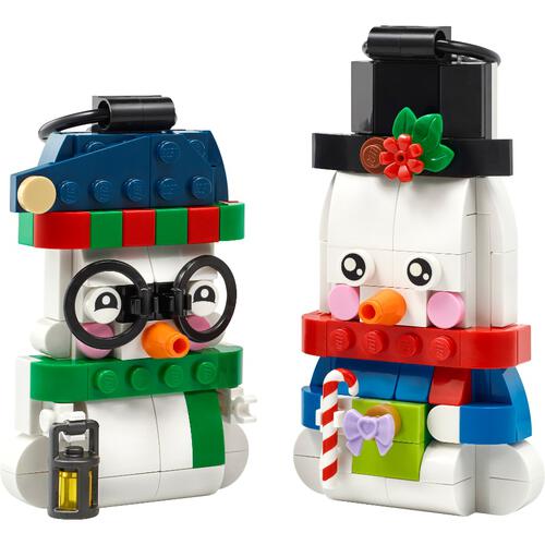 (Pre-order) Lego Snowman Ornaments Christmas Decor Holiday Decorations 40812 (Expected September 2026)