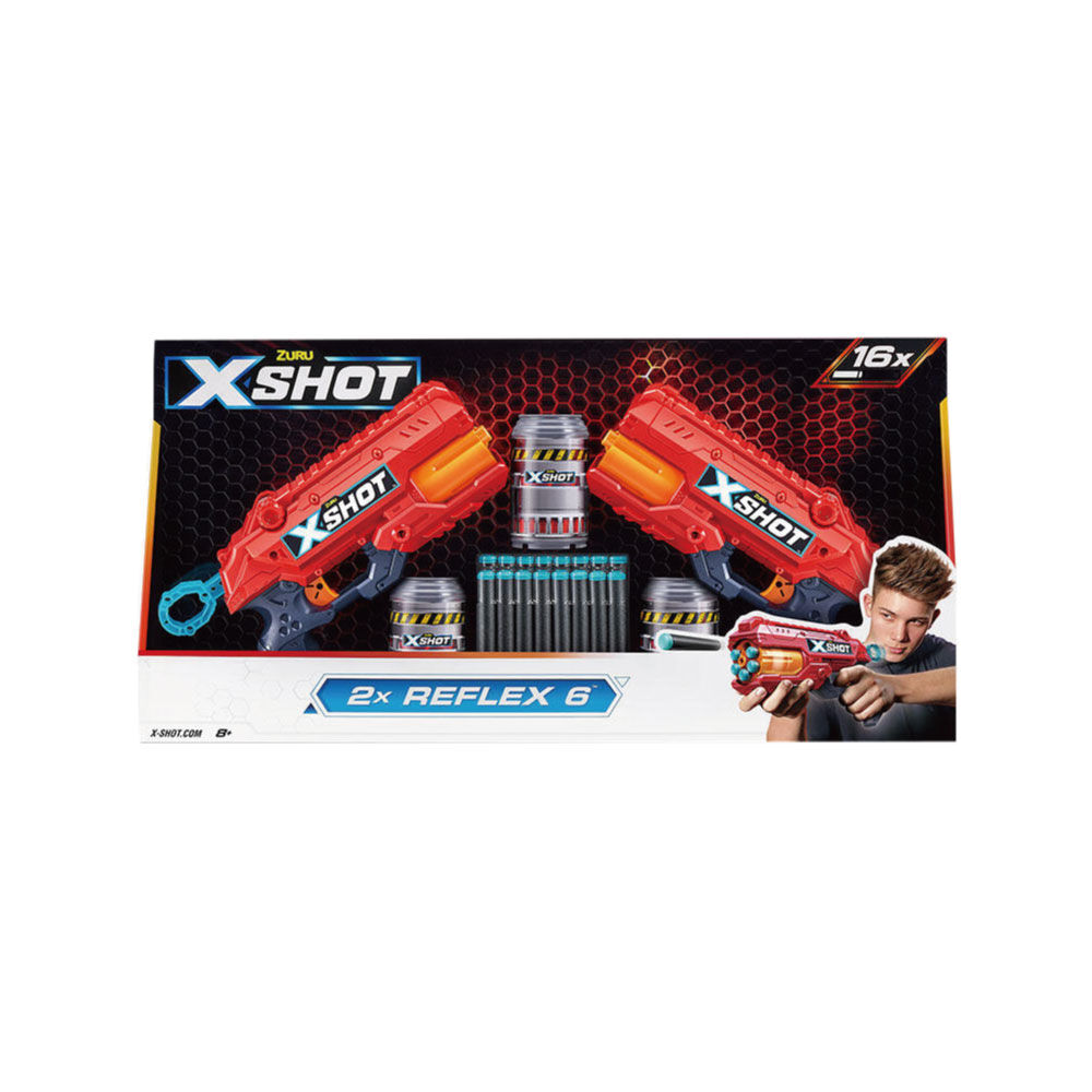 X-Shot Reflex 6 Double Pack | Toys”R”Us – Singapore