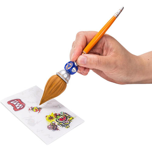 The Super Mario Galaxy Movie - 5&rdquo; Bowser Jr. with Clown Car, Paintbrush and Water-Reveal Stickers 