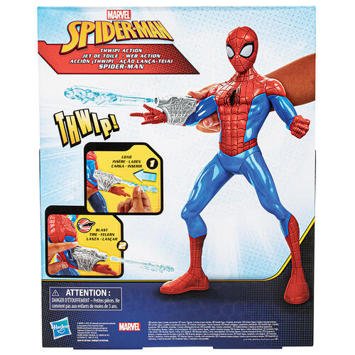 Spider-Man Marvel Web Blast Cycle, 4-Inch Action Figure with Vehicle and 2  Web Projectiles, Kids Playset for Ages 4 and Up