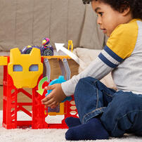 Iron Man And His Amazing Friends Iron Garage Playset