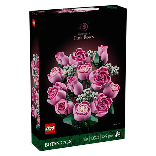 LEGO Botanicals Bouquet of Pink Roses 10374