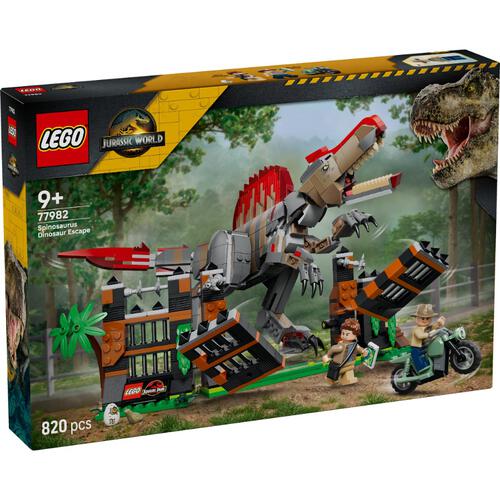 (Pre-order) LEGO Jurassic World Spinosaurus Dinosaur Escape 77982 (Estimated August 2026)