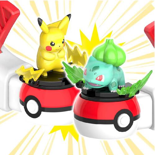 Pokemon Battling Figures Pikachu And Bulbasaur