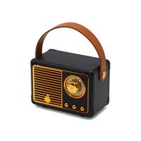 playpop Retro Radio Speaker- Black