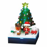 Kawada Nanoblock Christmas Tree + Optical Fiber LED