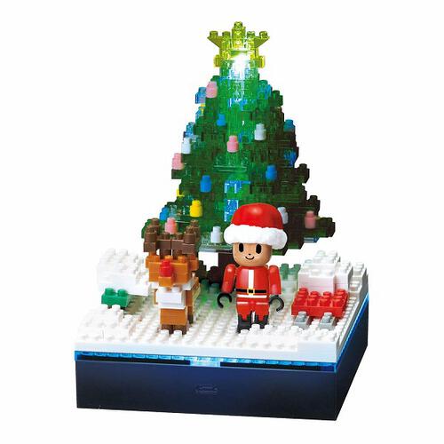 Kawada Nanoblock Christmas Tree + Optical Fiber LED