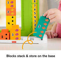Fisher-Price Adding Alligator Educational Toy With 10 Stacking Blocks