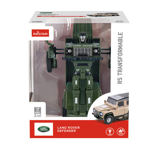 Rastar 1:32 Transformable Car - Land Rover Defender