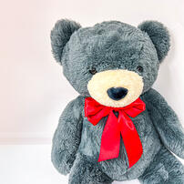 playpop Jumbo Grey Bear Plush (65cm)