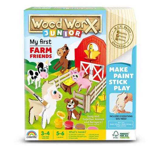 Wood WorX Junior My First Farm Friends
