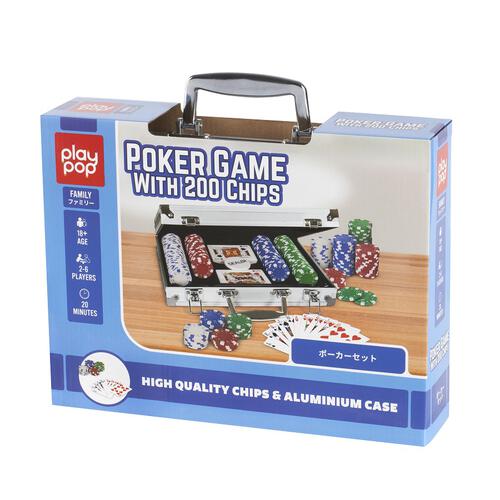 Play Pop Poker Game With 200 Chips Family Game