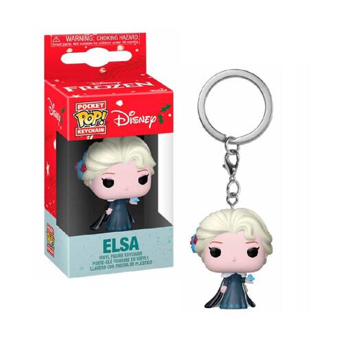 Funko Pocket POP! Disney Frozen - Elsa Holiday Keychain