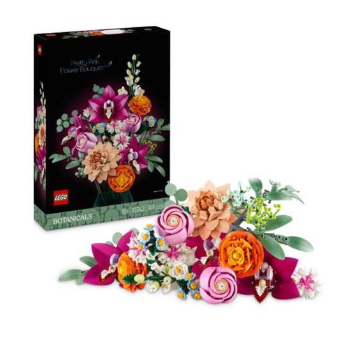 LEGO Botanical Pretty Pink Flower Bouquet 10342