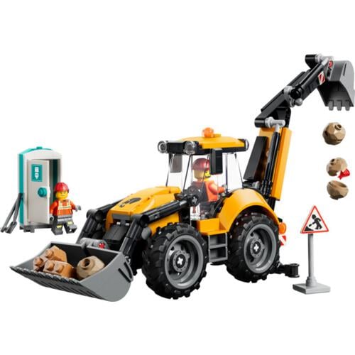 (Pre-order) LEGO City Yellow Backhoe Loader (Estimated Early June 2026)