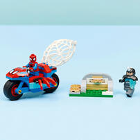LEGO Marvel Spidey And His Amazing Friends Spidey on his Motorcycle vs. Rhino 11206