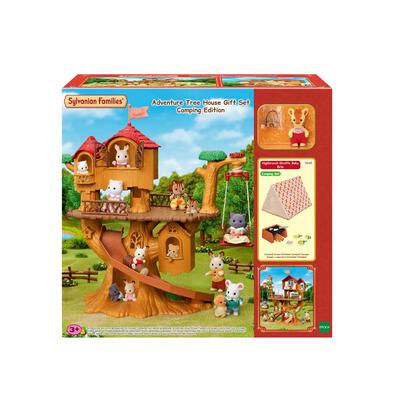 Sylvanian Families Adventure Tree House Gift Set- Camping Edition