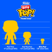 Funko Pokemon Bitty Pop! Vinyl Figure 4-Pack Set (Squirtle, Eevee, Growlithe, & Psyduck)