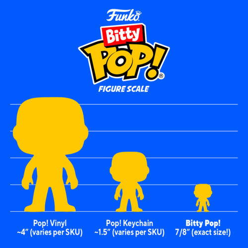 Funko Pokemon Bitty Pop! Vinyl Figure 4-Pack Set (Squirtle, Eevee, Growlithe, & Psyduck)