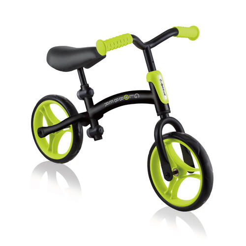 Globber Go Bike Black Lime Green Toddler Balance Bike
