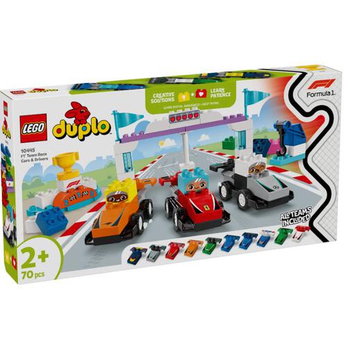  LEGO Town F1 Team Race Cars & Drivers 10445