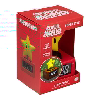 Paladone Super Mario Super Star Icon Alarm Clock
