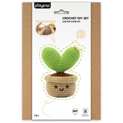 playpop Crochet DIY Set Cactus
