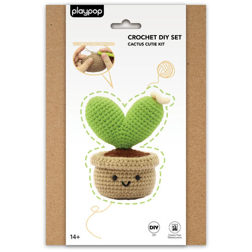 playpop Crochet DIY Set Cactus