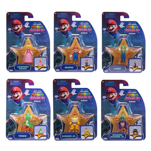 The Super Mario Galaxy Movie 1.5&rdquo; Figure with Star Accessory - Assorted (1 Pc)