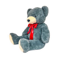 playpop Jumbo Grey Bear Plush (65cm)
