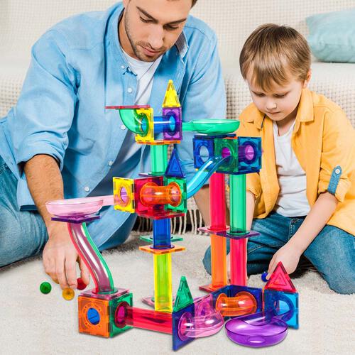 PicassoTiles Marble Run 100 Pieces