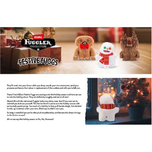 Fugglers - 9” Plush: Festive Fuggs - Assorted