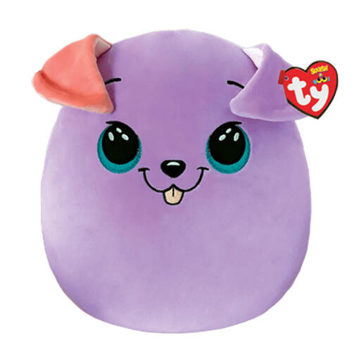 Ty 10" Squish-A-Boo Bitsy Purple Dog