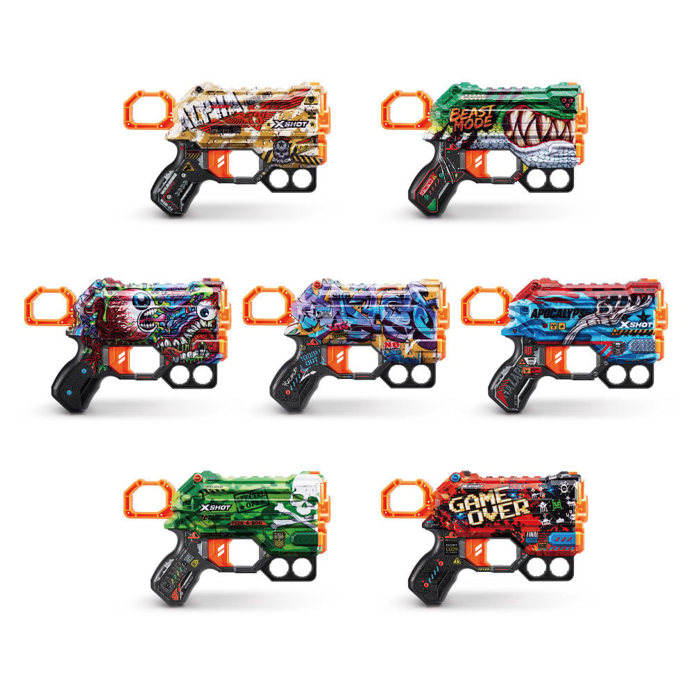 X-Shot Skins-Menace (8 Darts) Color- Assorted | Toys”R”Us – Singapore