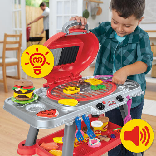 Play Doh Sizzlin Grill Playset