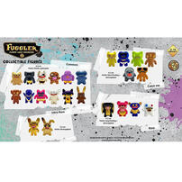 Fuggler Gold Edition Collectible Figures 3-Pack - Assorted (1 Pc)