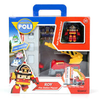 Robocar Poli Roy Fire Station Playset
