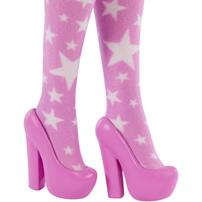 Barbie Fashionista Deluxe Style Pink Dress Doll with Loose Hair