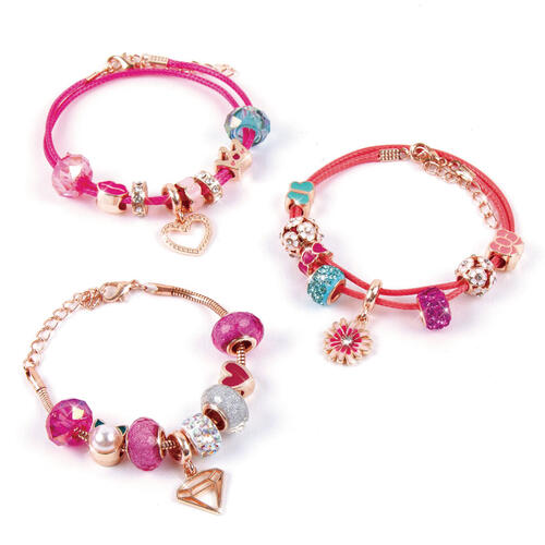 Make It Real Halo Charms Bracelets Think Pink