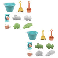 Tenglong Eco Safari Sand Toy Set 9 Pieces - Assorted